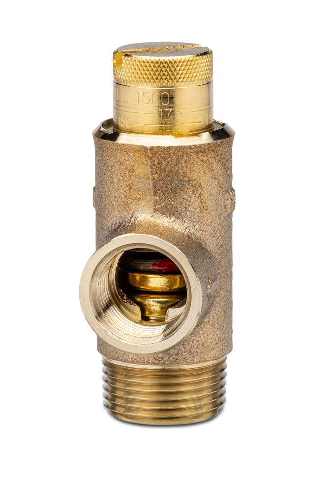 Zurn Wilkins Cast Bronze Cast Bronze MNPT x FNPT 210F Pressure Relief Valve 