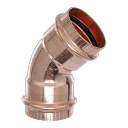2 in. Copper Press 45&deg; Elbow