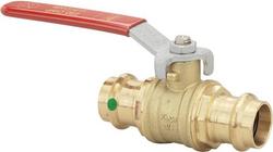 3/4 in. Bronze Full Port Press Ball Valve