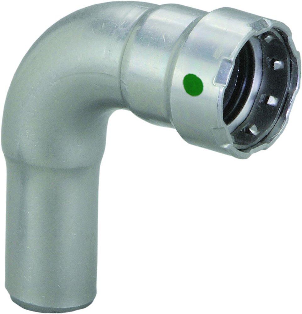 Viega Press x FTG Carbon Steel 90 Degree Elbow with EPDM Sealing Element 