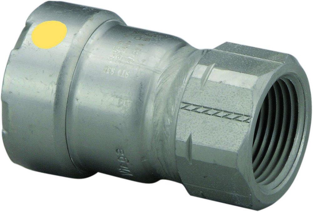 Viega Press x FPT 180F Carbon Steel Adapter with HNBR Sealing Element 