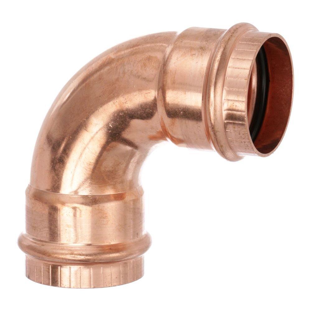 Viega Press Copper Short Radius 90 Degree Elbow with EPDM Seal 
