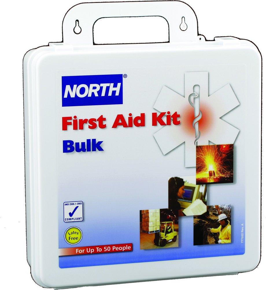 North Safety Products White 50-Person Bulk First Aid Kit 