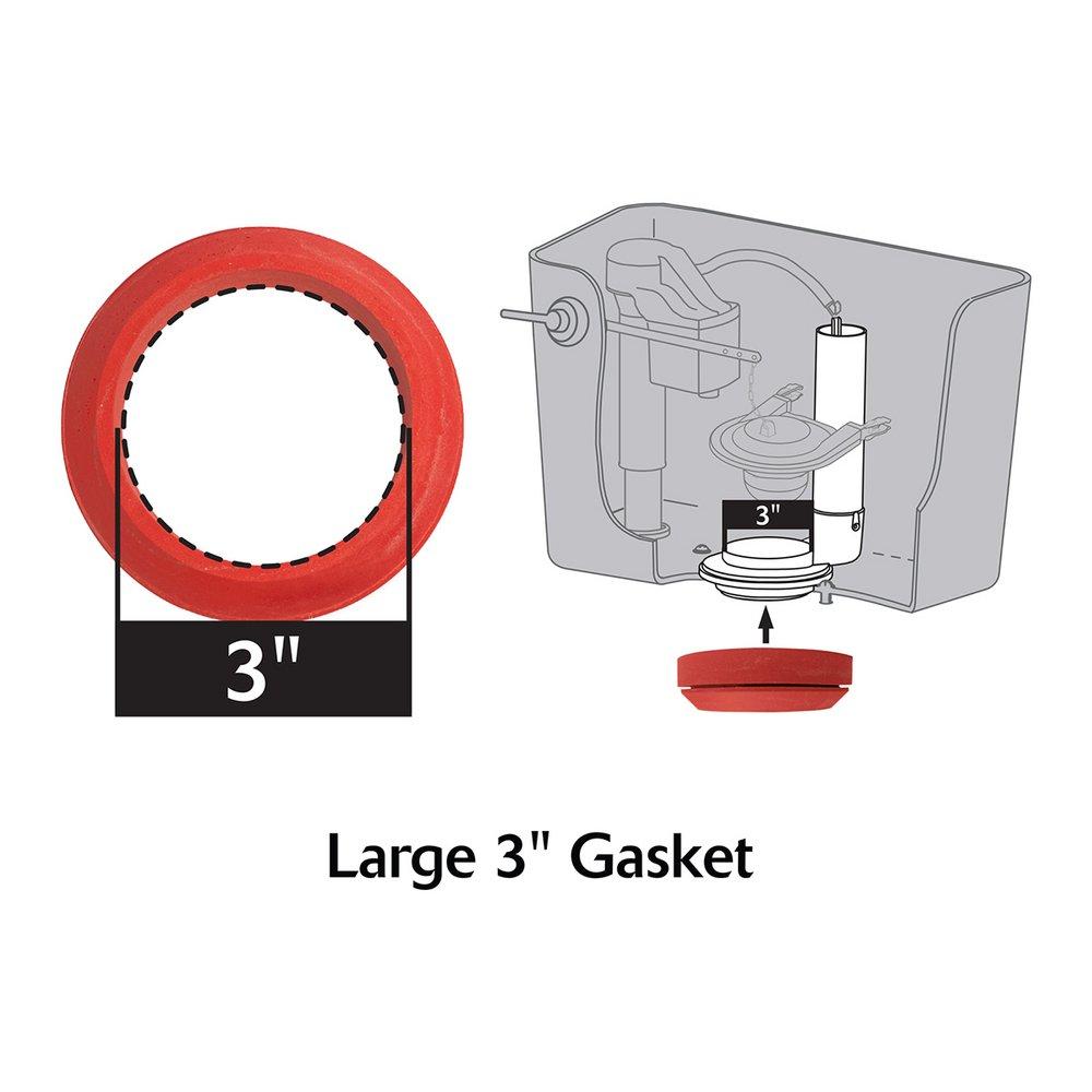 Korky Red Sponge Rubber Tank to Bowl Gasket 
