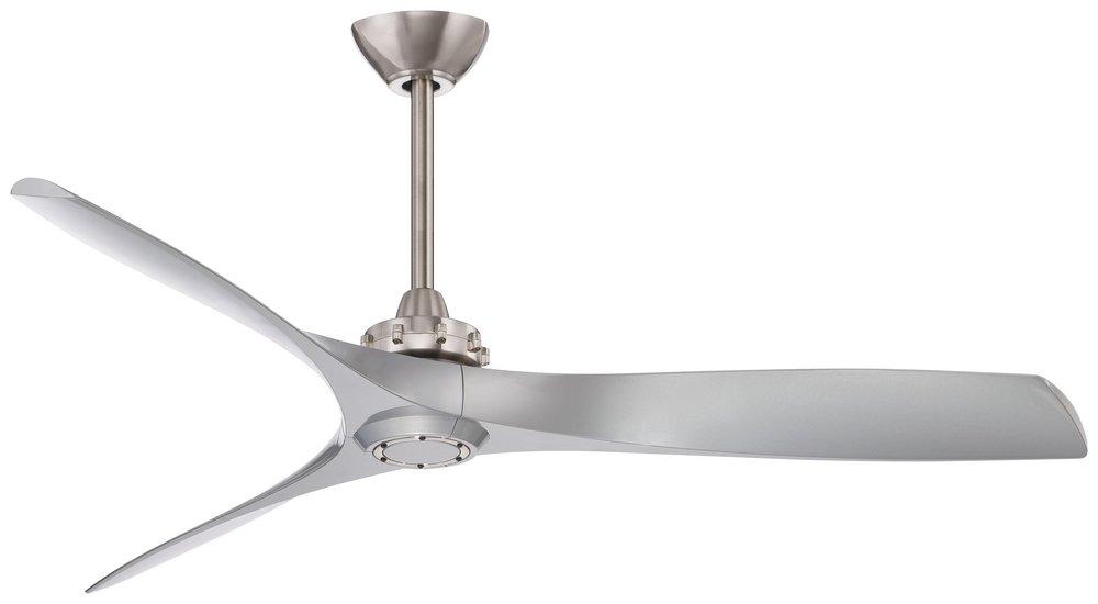 Minka Aire Brushed Nickel/Silver 3-Blade Ceiling Fan 
