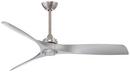Minka Aire Brushed Nickel/Silver 3-Blade Ceiling Fan 