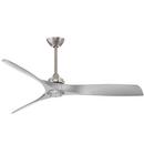 Minka Aire Brushed Nickel/Silver 3-Blade Ceiling Fan 