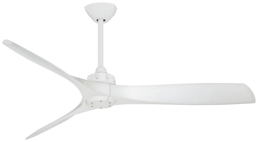 Minka Aire White 25.92W 3-Blade Ceiling Fan with 60 in. Blade Span 