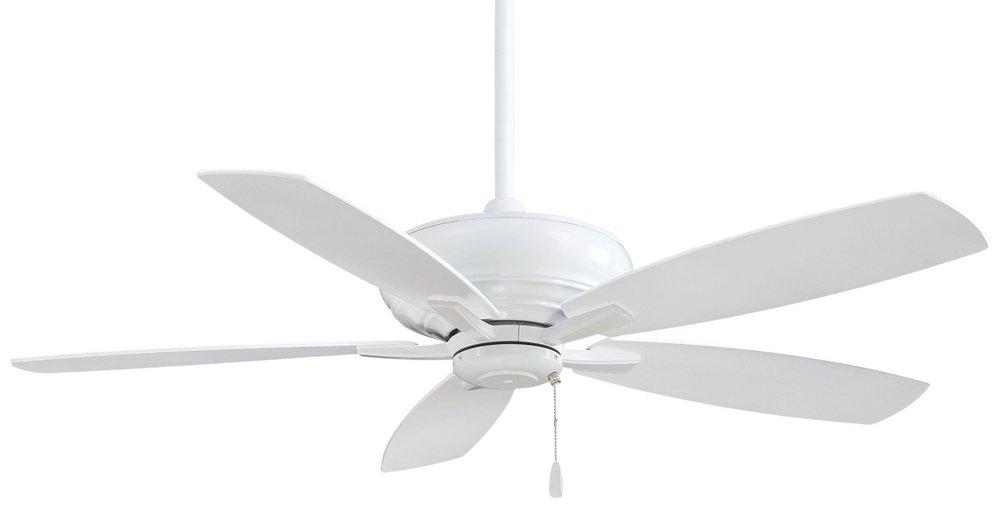 Minka Aire White 5-Blade Ceiling Fan 