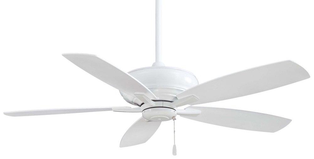 Minka Aire White 5-Blade Ceiling Fan 