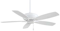 52 in. 5-Blade Indoor Ceiling Fan in White