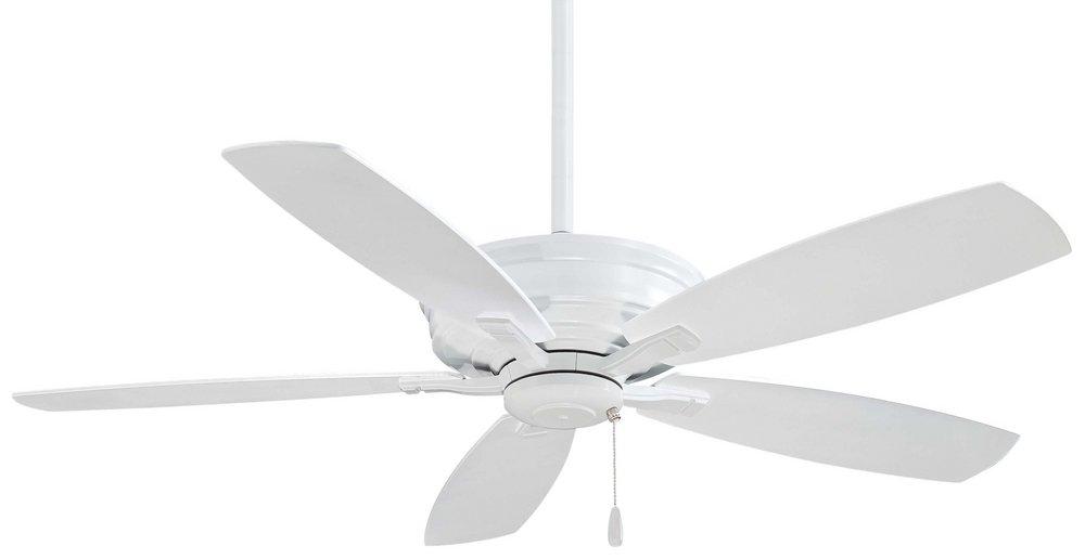 Minka Aire White 52 in. 5 Blade Indoor LED Ceiling Fan 