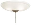 3-Light Ceiling Fan Light Kit in White