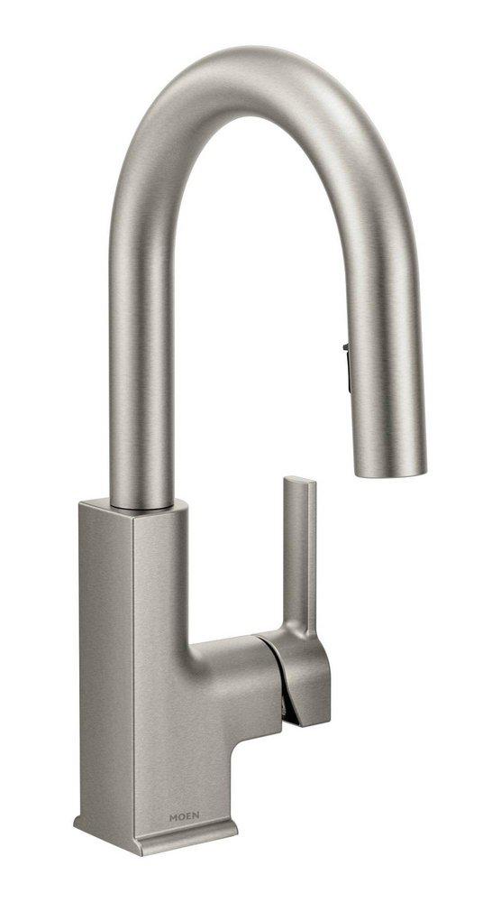 Moen Spot Resist Stainless Single Lever Handle Bar Faucet 