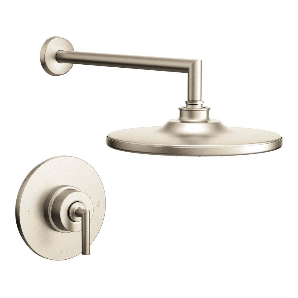 Moen Brushed Nickel 2.5 gpm Shower Trim Kit with Single Lever Handle 