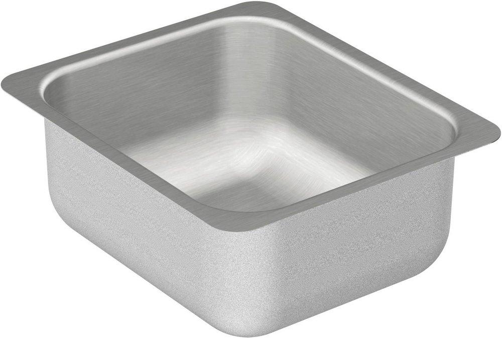 Moen Matte Stainless Steel 12 x 14 in. No Hole Stainless Steel Single Bowl Undermount Kitchen Sink 