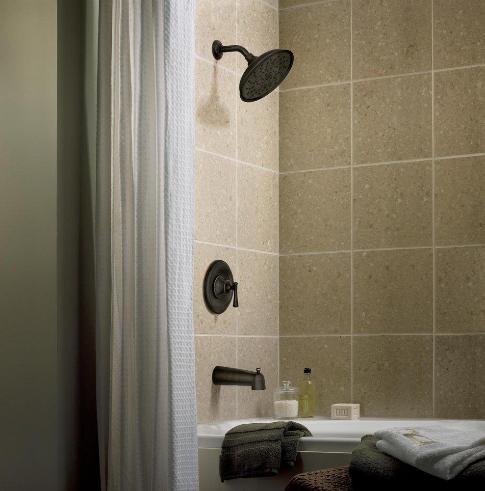 Moen Mediterranean Bronze Single Handle Single Function Bathtub & Shower Faucet Trim Only 
