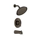Single Handle Single Function Bathtub & Shower Faucet in Mediterranean Bronze Trim Only