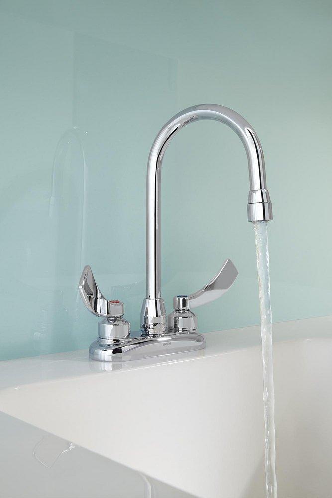 Moen Polished Chrome Two Handle Centerset Bar Faucet 