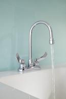 Moen Polished Chrome Two Handle Centerset Bathroom Sink Faucet 