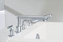 Moen Brushed Nickel Two Handle Roman Tub Faucet Trim Only 
