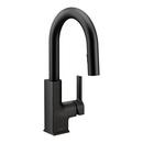 Moen Matte Black Single Lever Handle Bar Faucet 