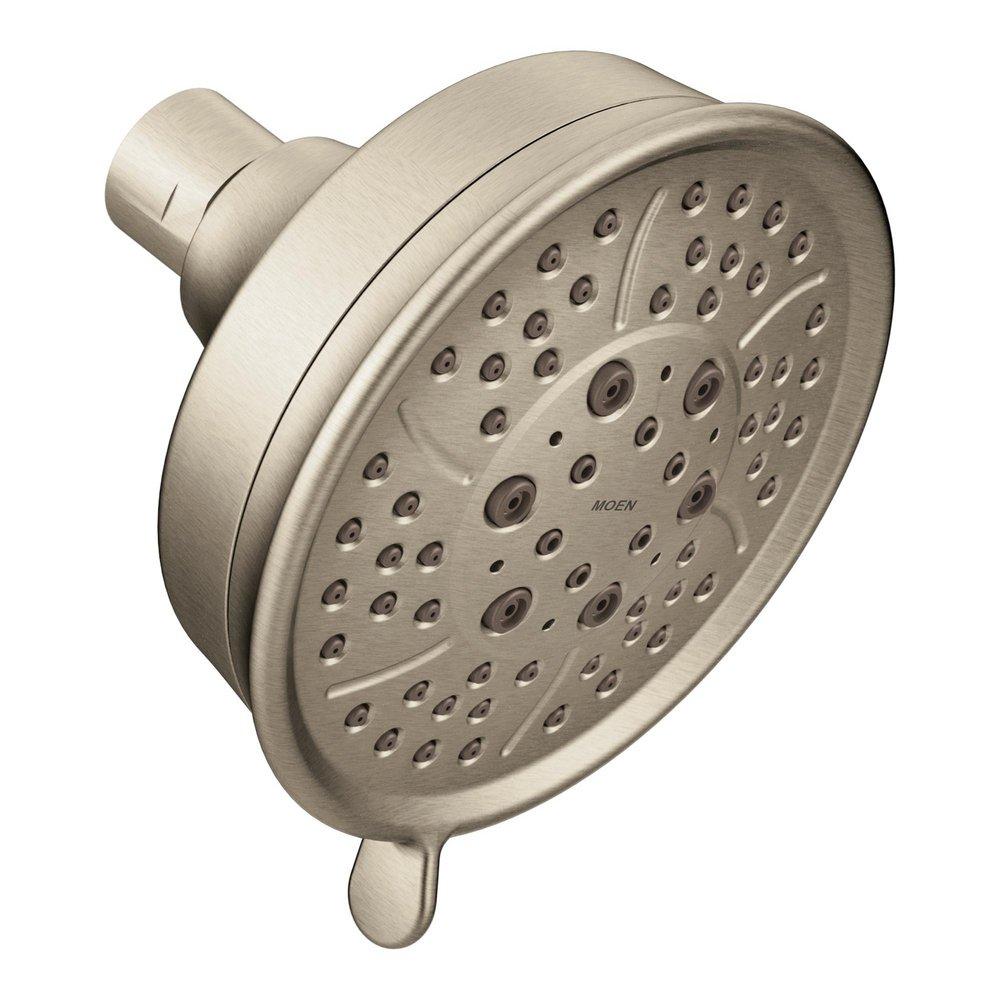 Moen Brushed Nickel Multi Function Massage, Fine, Full and Combination Showerhead 