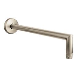 14 in. Shower Arm and Flange in Brushed Nickel