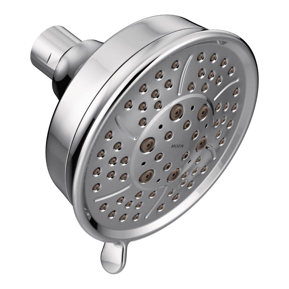 MOEN Collection One-Function Shower Head 6303, 2.5 GPM, Chrome
