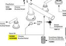 Roman Tub Diverter Spout Replacement Kit in Brushed Nickel