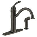 Moen Mediterranean Bronze Single Handle Kitchen Faucet 