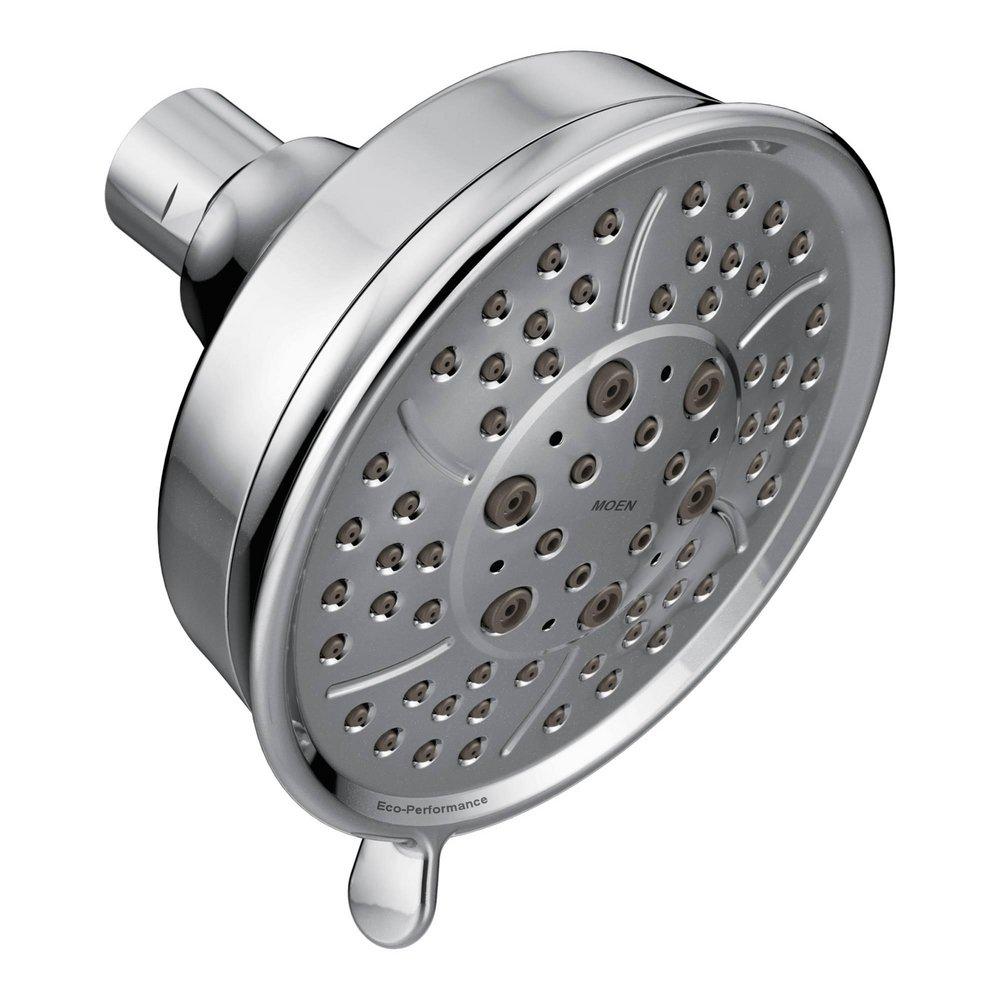 Moen Polished Chrome Multi Function Massage, Fine, Full and Combination Showerhead 