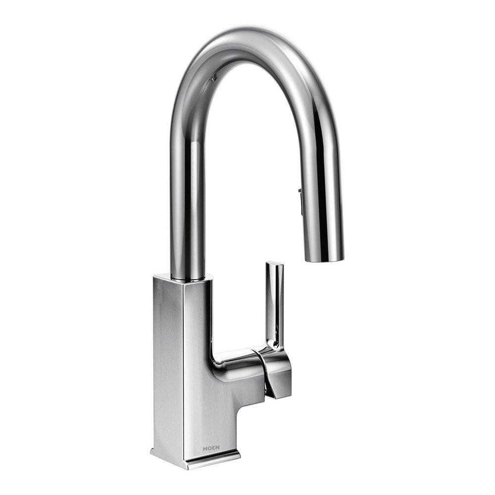 Moen Chrome Single Lever Handle Bar Faucet 