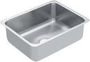 23 x 18 in. No Hole Stainless Steel Single Bowl Undermount Kitchen Sink in Brushed Stainless Steel