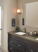 Moen Brushed Nickel Single Handle Waterfall Monoblock Bathroom Sink Faucet 