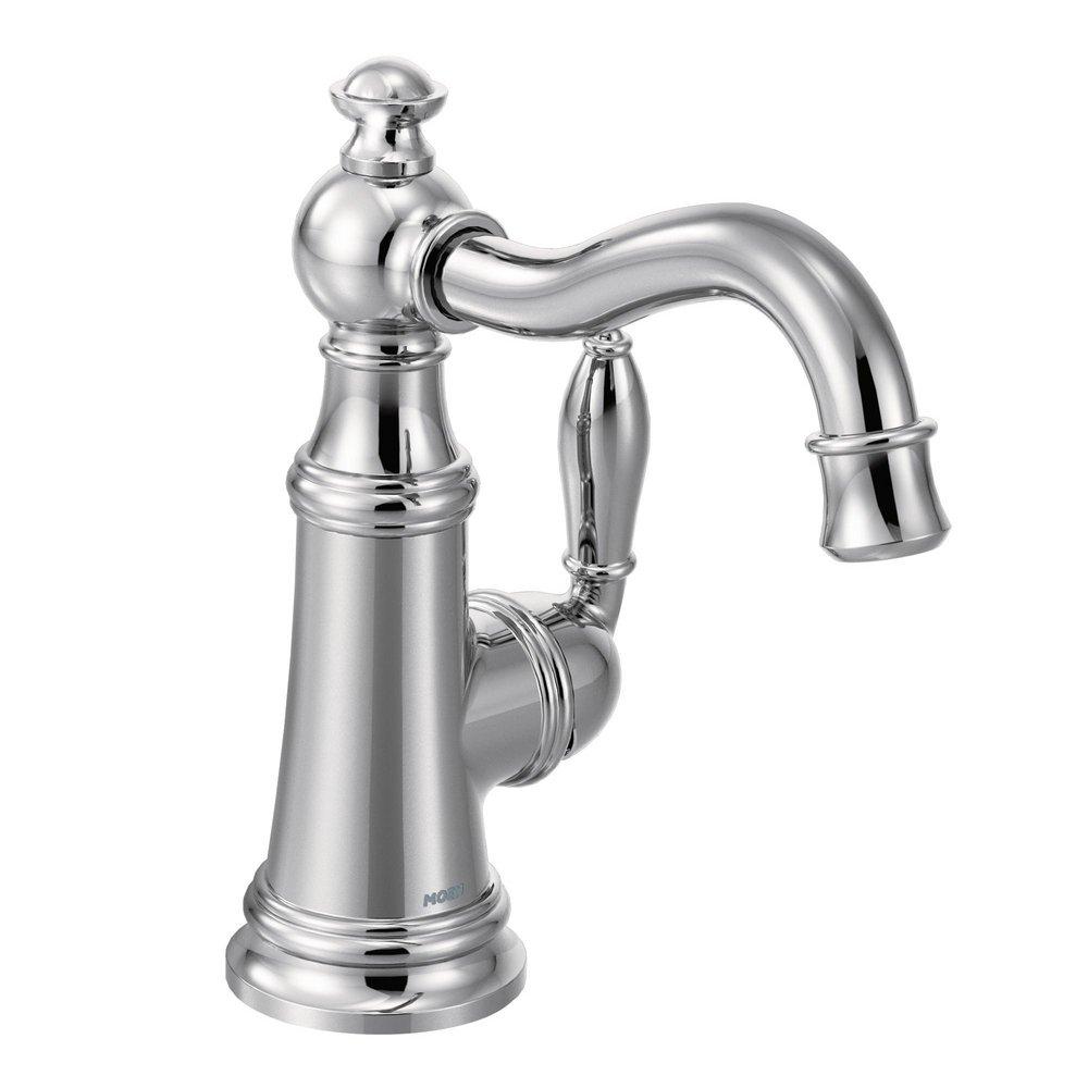 Moen Chrome Single Lever Handle Bar Faucet 