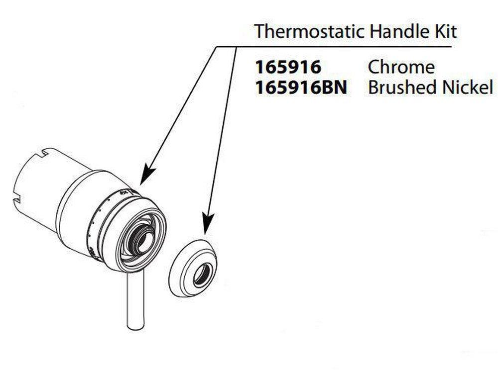 M165916BN ARRIS TSTAT REPL HDL KIT BN image number 0