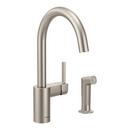 Single Handle Kitchen Faucet with Side Spray in Spot Resist™ Stainless