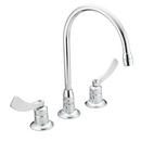 Moen Polished Chrome Two Handle Widespread Bathroom Sink Faucet