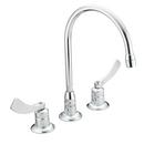 Two Handle Widespread Bathroom Sink Faucet in Polished Chrome