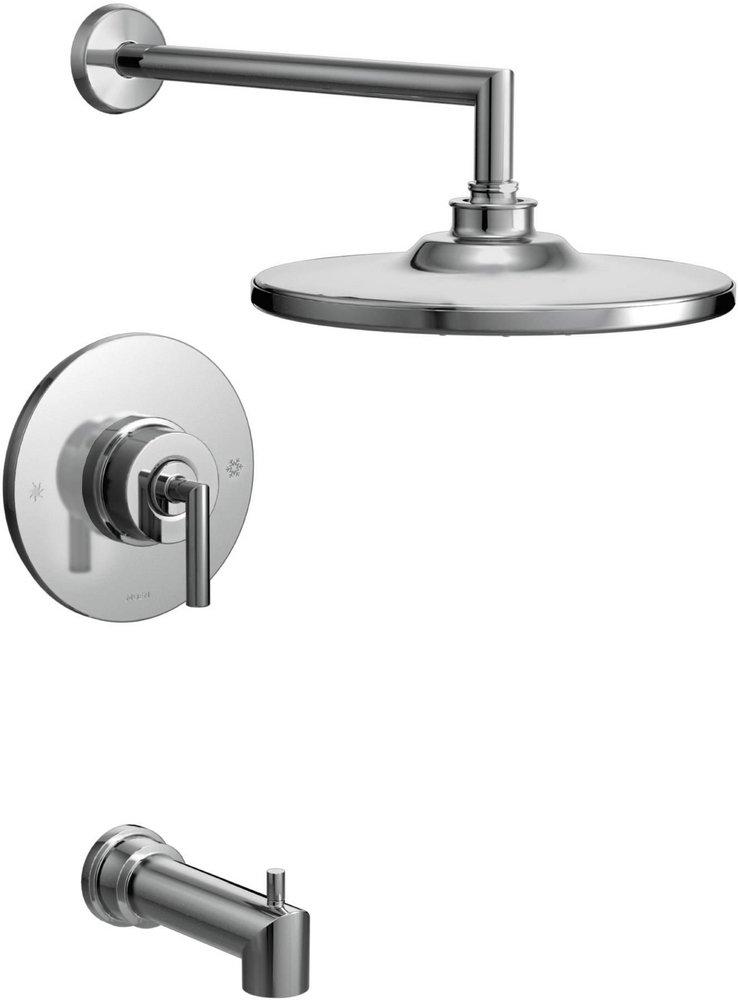 Moen Polished Chrome Single Handle Single Function Bathtub & Shower Faucet (Trim Only) 