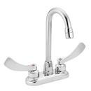 Moen Polished Chrome Two Handle Centerset Bathroom Sink Faucet 