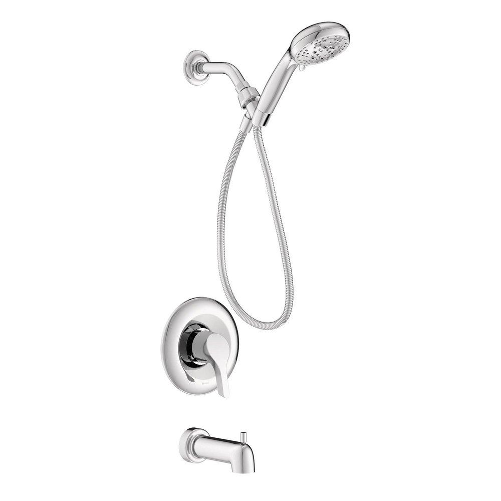 Moen Chrome Single Handle Bathtub & Shower Faucet 