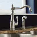 Moen Spot Resist&trade; Stainless Single Handle Kitchen Faucet with Side Spray 