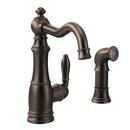 Single Handle Kitchen Faucet with Side Spray in Oil Rubbed Bronze