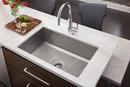 Moen Brushed Stainless Steel 32 x 20 in. No Hole Stainless Steel Single Bowl Undermount Kitchen Sink 