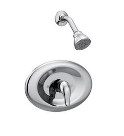 One Handle Single Function Shower Faucet in Chrome (Trim Only)