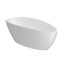 60 in. 86 gal Acrylic Drop-In Corner Whirlpool Bathtub with Center Drain and Left Pump in White