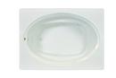 JACUZZI&reg; White 60 x 42 in. Whirlpool Drop-in Bathtub with Left Drain 