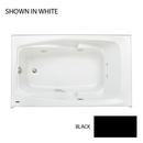 JACUZZI&reg; Black 60 x 36 in. Whirlpool Alcove Bathtub Left Drain 